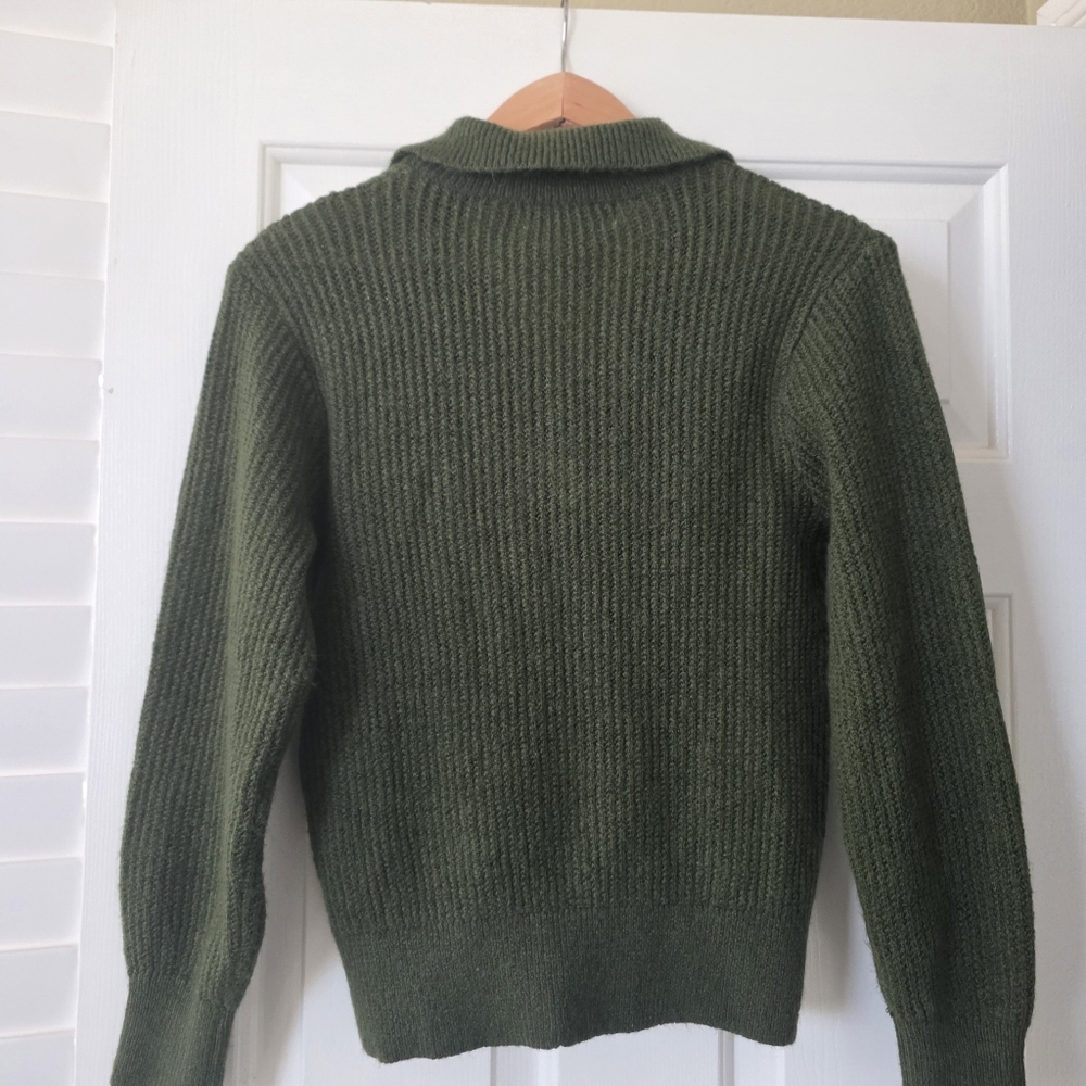 By Design Polo Knit Sweater S Green - Picture 7 of 7